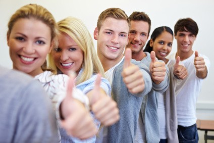 Gemeinsam singen: Gruppe im Kurs